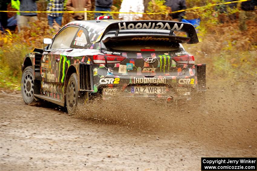 Ken Block / Alex Gelsomino Hyundai i20 WRC on SS1, Passmore North I.