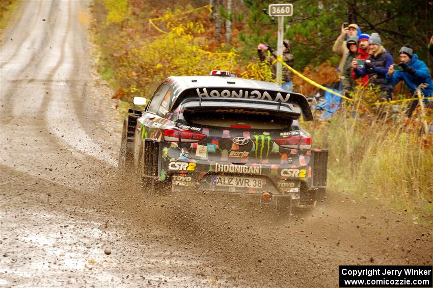 Ken Block / Alex Gelsomino Hyundai i20 WRC on SS1, Passmore North I.