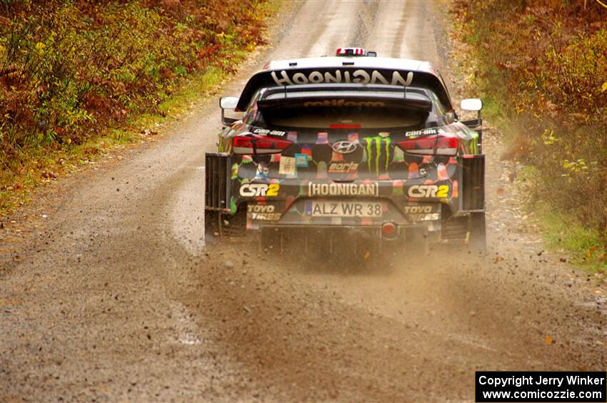 Ken Block / Alex Gelsomino Hyundai i20 WRC on SS1, Passmore North I.