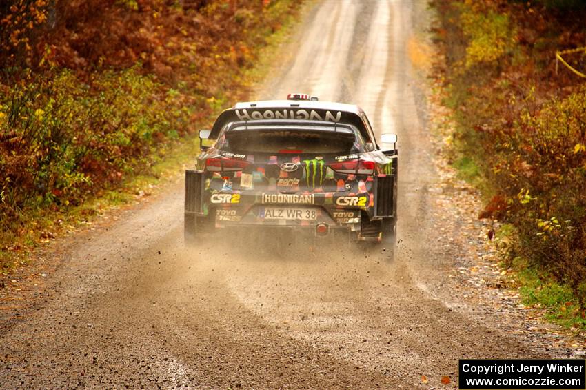 Ken Block / Alex Gelsomino Hyundai i20 WRC on SS1, Passmore North I.