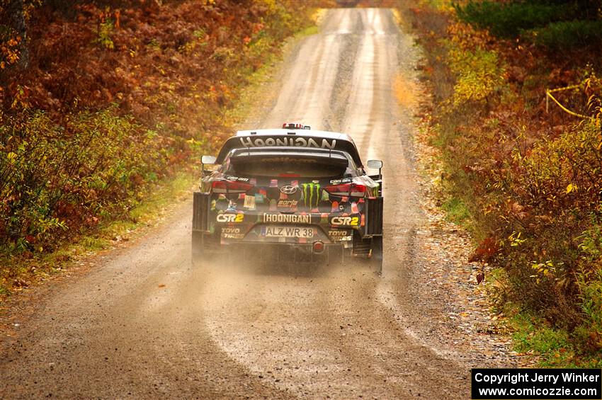 Ken Block / Alex Gelsomino Hyundai i20 WRC on SS1, Passmore North I.