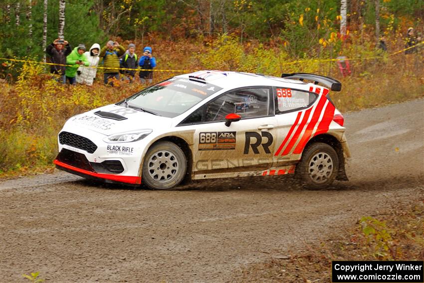 Tom Williams / Ross Whittock Ford Fiesta Rally2 on SS1, Passmore North I.