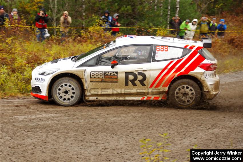 Tom Williams / Ross Whittock Ford Fiesta Rally2 on SS1, Passmore North I.