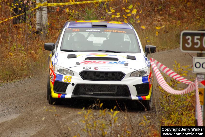 Jeff Seehorn / Aris Mantopoulos Subaru WRX STi on SS1, Passmore North I.