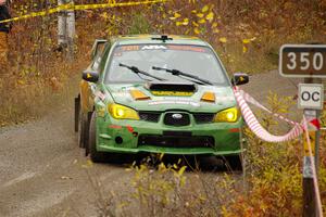 Dave Carapetyan / K.J. Miller Subaru WRX STi on SS1, Passmore North I.