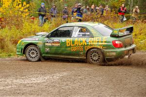 Dave Carapetyan / K.J. Miller Subaru WRX STi on SS1, Passmore North I.