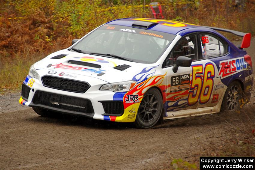 Jeff Seehorn / Aris Mantopoulos Subaru WRX STi on SS1, Passmore North I.