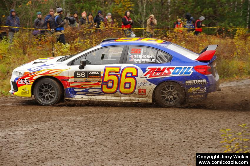 Jeff Seehorn / Aris Mantopoulos Subaru WRX STi on SS1, Passmore North I.