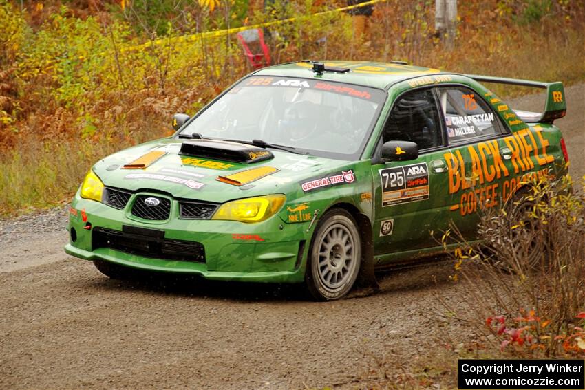 Dave Carapetyan / K.J. Miller Subaru WRX STi on SS1, Passmore North I.