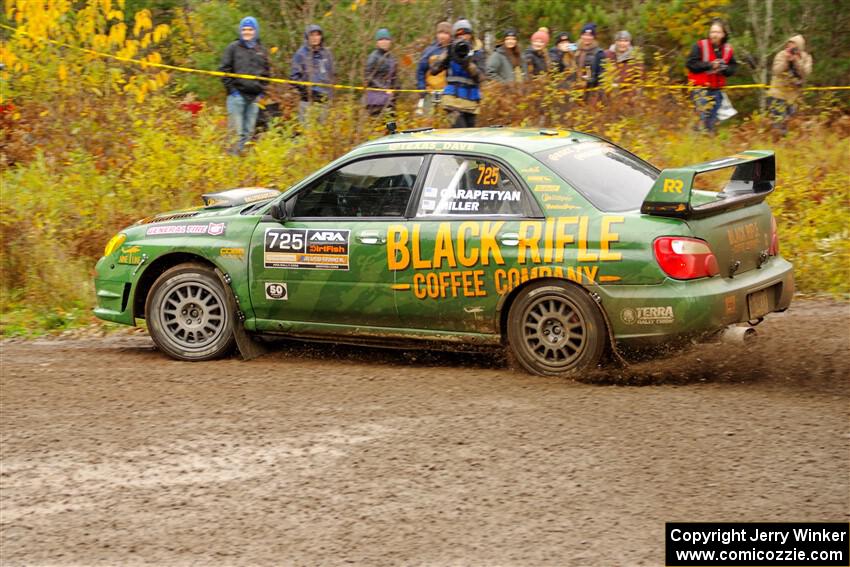 Dave Carapetyan / K.J. Miller Subaru WRX STi on SS1, Passmore North I.