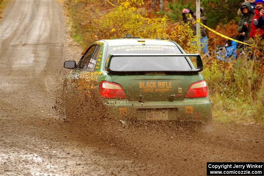 Dave Carapetyan / K.J. Miller Subaru WRX STi on SS1, Passmore North I.