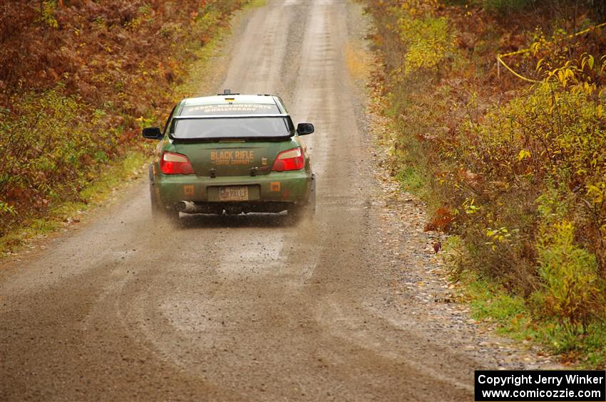 Dave Carapetyan / K.J. Miller Subaru WRX STi on SS1, Passmore North I.