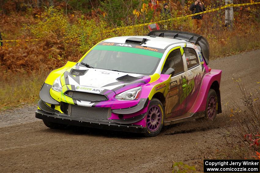 Patrick Gruszka / Florian Barral Mitsubishi Mirage RS on SS1, Passmore North I.