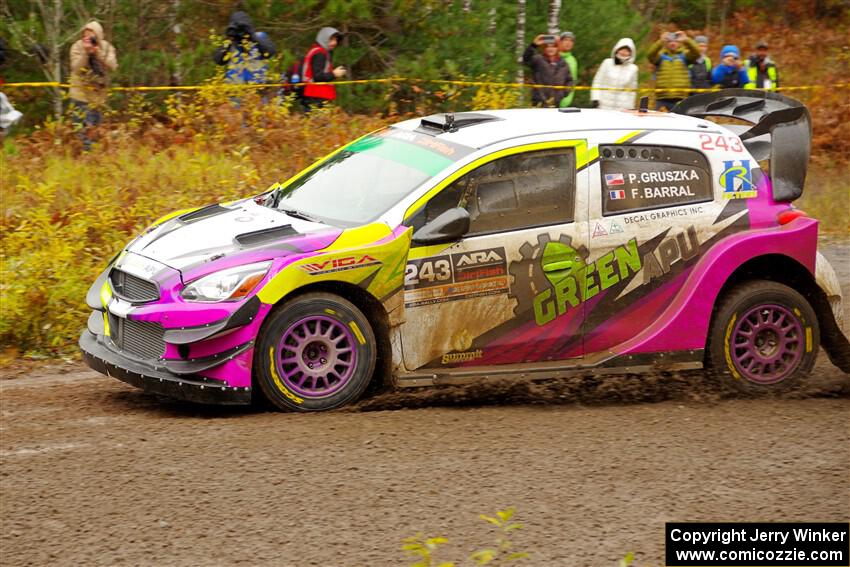 Patrick Gruszka / Florian Barral Mitsubishi Mirage RS on SS1, Passmore North I.