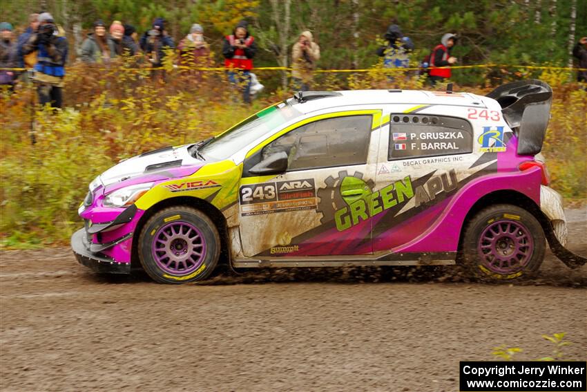 Patrick Gruszka / Florian Barral Mitsubishi Mirage RS on SS1, Passmore North I.