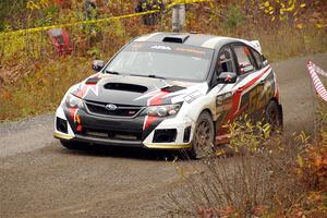 Grzegorz Bugaj / Ela Dziubanski Subaru WRX STi on SS1, Passmore North I.