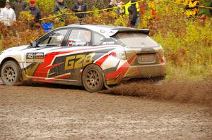 Grzegorz Bugaj / Ela Dziubanski Subaru WRX STi on SS1, Passmore North I.