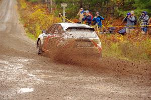 Grzegorz Bugaj / Ela Dziubanski Subaru WRX STi on SS1, Passmore North I.