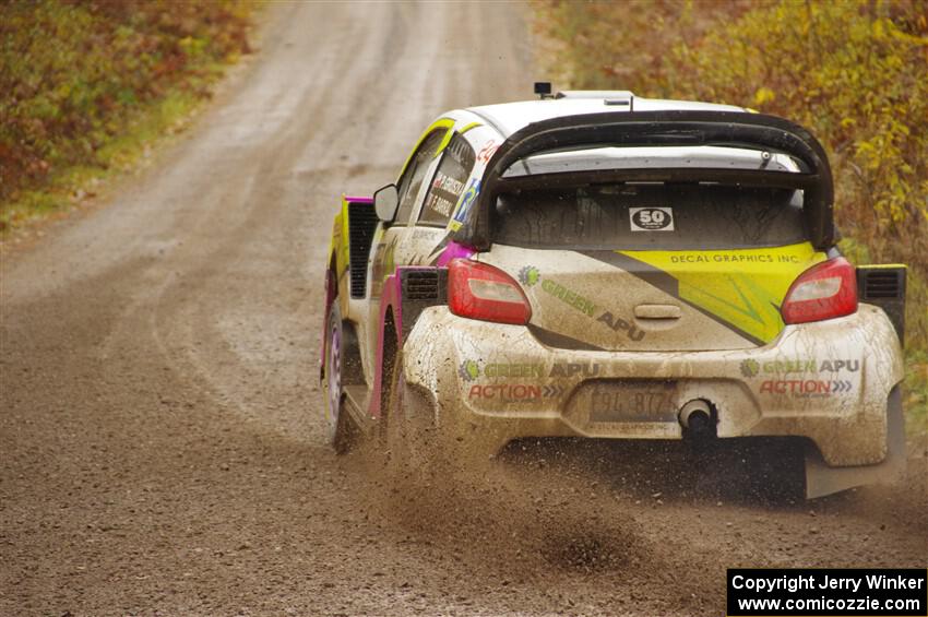 Patrick Gruszka / Florian Barral Mitsubishi Mirage RS on SS1, Passmore North I.