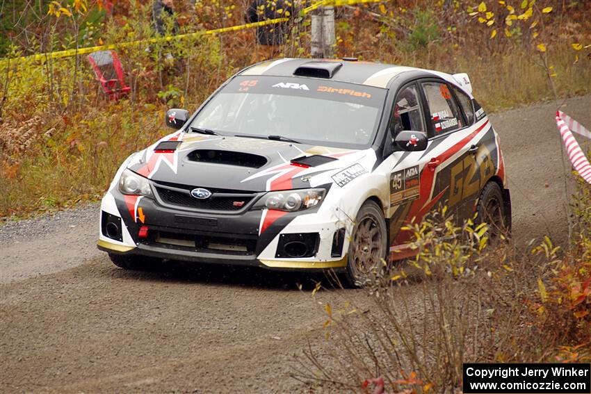 Grzegorz Bugaj / Ela Dziubanski Subaru WRX STi on SS1, Passmore North I.