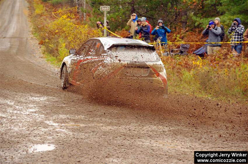 Grzegorz Bugaj / Ela Dziubanski Subaru WRX STi on SS1, Passmore North I.