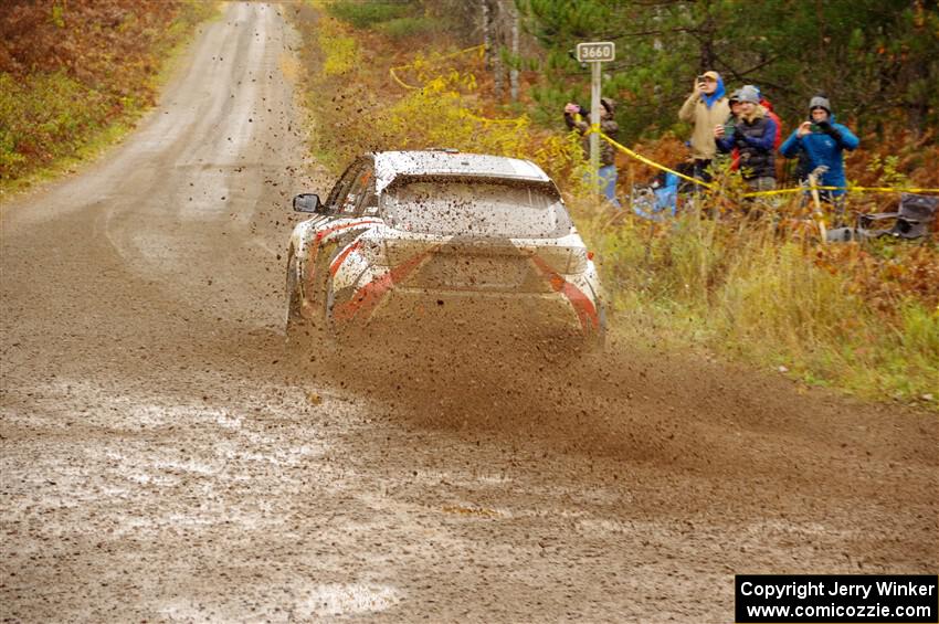 Grzegorz Bugaj / Ela Dziubanski Subaru WRX STi on SS1, Passmore North I.