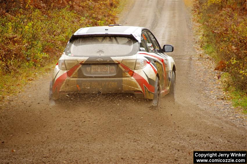 Grzegorz Bugaj / Ela Dziubanski Subaru WRX STi on SS1, Passmore North I.