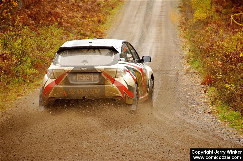 Grzegorz Bugaj / Ela Dziubanski Subaru WRX STi on SS1, Passmore North I.