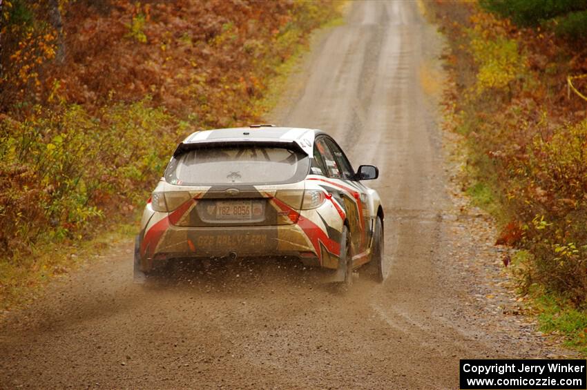 Grzegorz Bugaj / Ela Dziubanski Subaru WRX STi on SS1, Passmore North I.