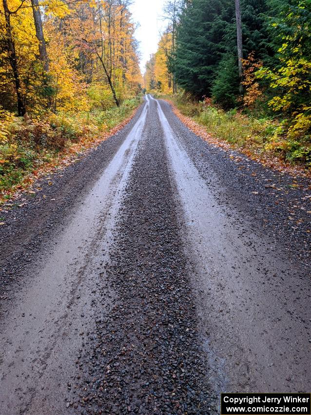 A fast, scenic section of SS3, Bob Lake I.