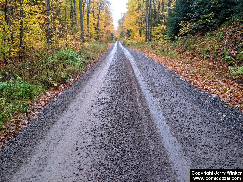 A fast, scenic section of SS3, Bob Lake I.