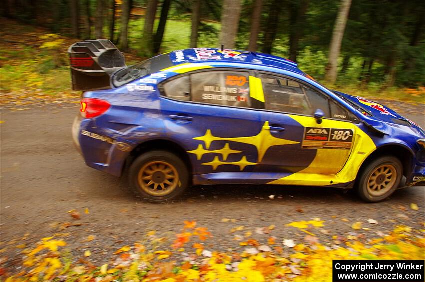 Brandon Semenuk / Keaton Williams Subaru WRX STi on SS3, Bob Lake I.