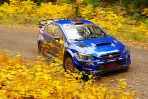 Travis Pastrana / Rhianon Gelsomino Subaru WRX STi on SS3, Bob Lake I.