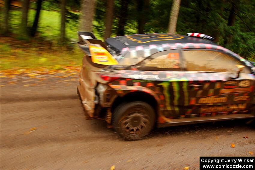 Ken Block / Alex Gelsomino Hyundai i20 WRC on SS3, Bob Lake I.