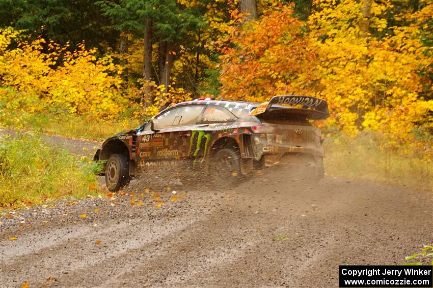 Ken Block / Alex Gelsomino Hyundai i20 WRC on SS3, Bob Lake I.