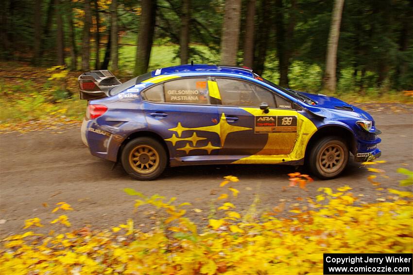 Travis Pastrana / Rhianon Gelsomino Subaru WRX STi on SS3, Bob Lake I.