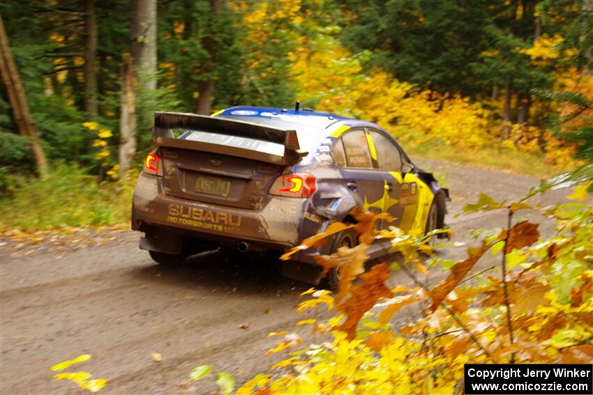 Travis Pastrana / Rhianon Gelsomino Subaru WRX STi on SS3, Bob Lake I.