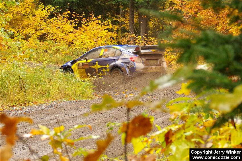 Travis Pastrana / Rhianon Gelsomino Subaru WRX STi on SS3, Bob Lake I.