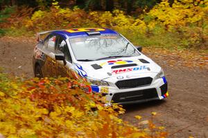 Jeff Seehorn / Aris Mantopoulos Subaru WRX STi on SS3, Bob Lake I.