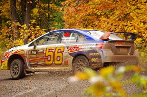 Jeff Seehorn / Aris Mantopoulos Subaru WRX STi on SS3, Bob Lake I.