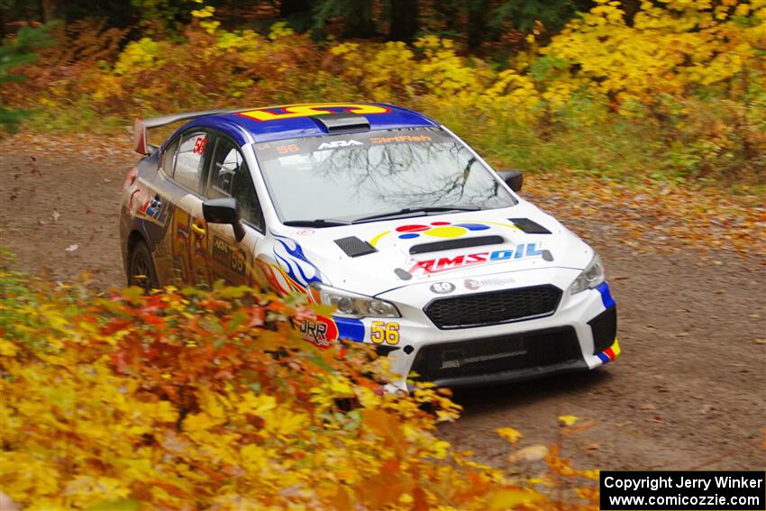 Jeff Seehorn / Aris Mantopoulos Subaru WRX STi on SS3, Bob Lake I.