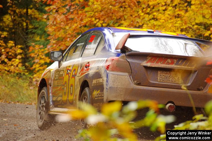 Jeff Seehorn / Aris Mantopoulos Subaru WRX STi on SS3, Bob Lake I.