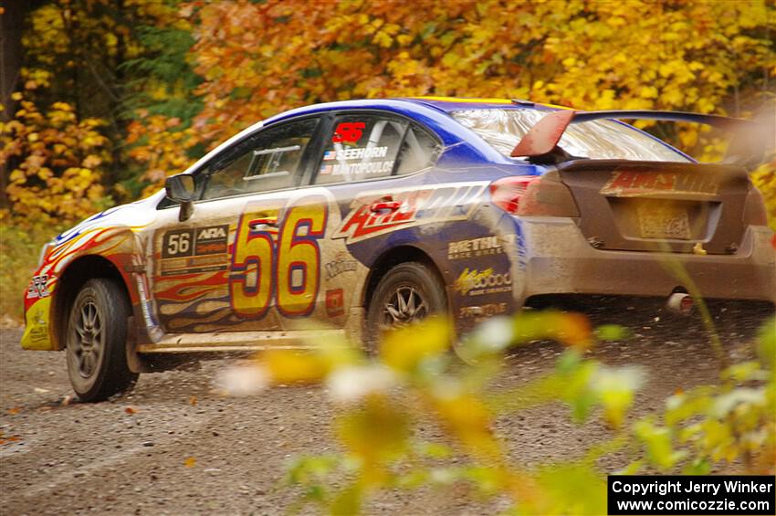 Jeff Seehorn / Aris Mantopoulos Subaru WRX STi on SS3, Bob Lake I.