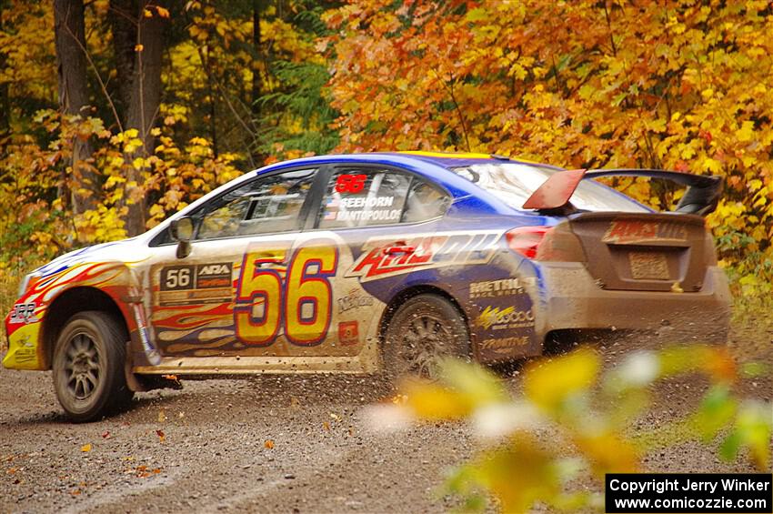 Jeff Seehorn / Aris Mantopoulos Subaru WRX STi on SS3, Bob Lake I.