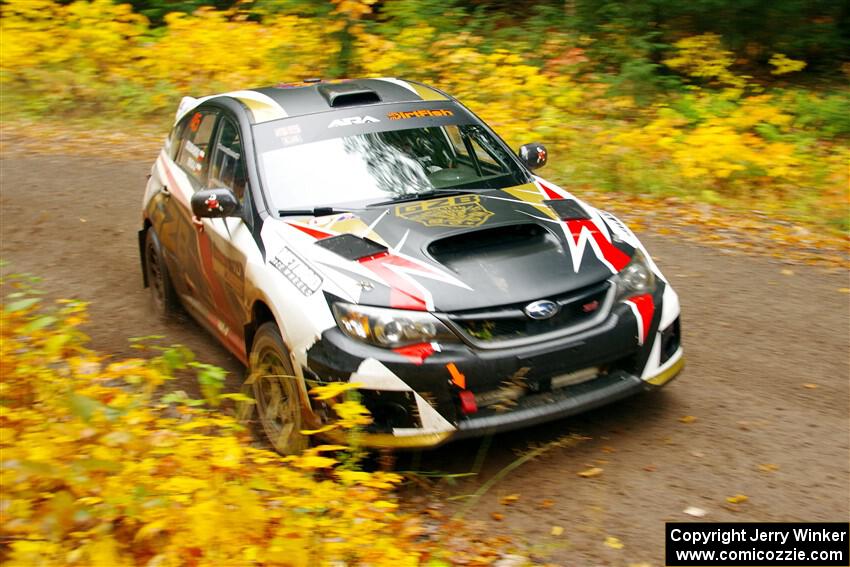 Grzegorz Bugaj / Ela Dziubanski Subaru WRX STi on SS3, Bob Lake I.