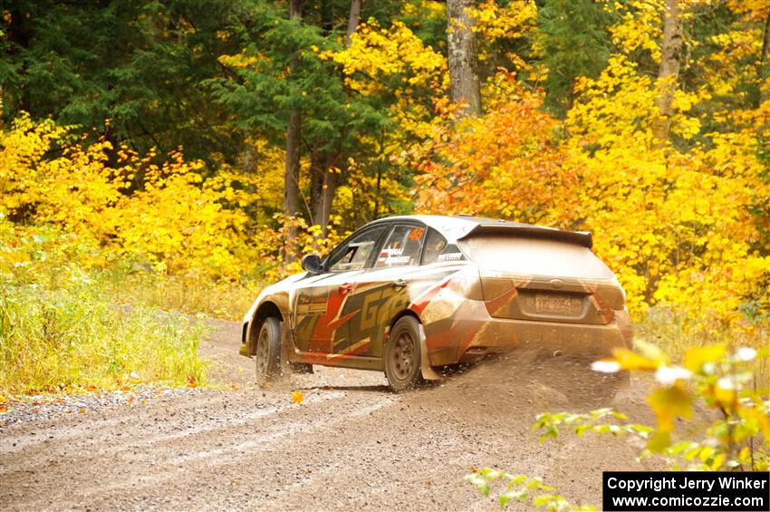 Grzegorz Bugaj / Ela Dziubanski Subaru WRX STi on SS3, Bob Lake I.