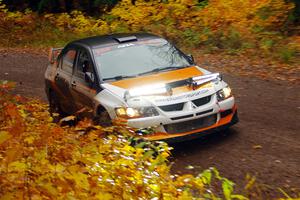 Tim Whitteridge / Ryan Dunham Mitsubishi Lancer Evo VIII on SS3, Bob Lake I.