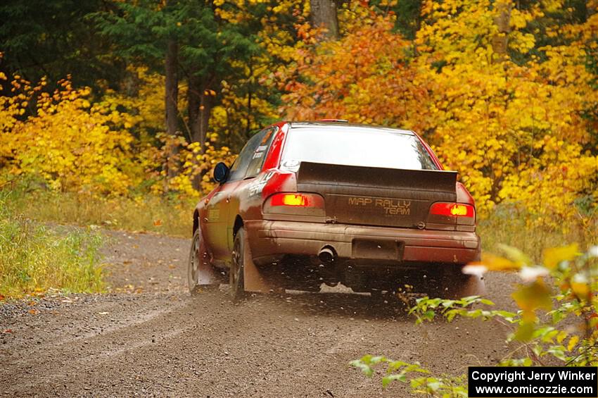 Mark Piatkowski / Aaron Crescenti Subaru Impreza 2.5RS on SS3, Bob Lake I.