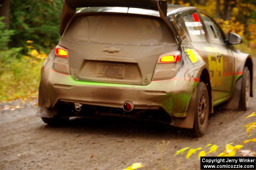 Pat Moro / Ole Holter Chevy Sonic LS on SS3, Bob Lake I.