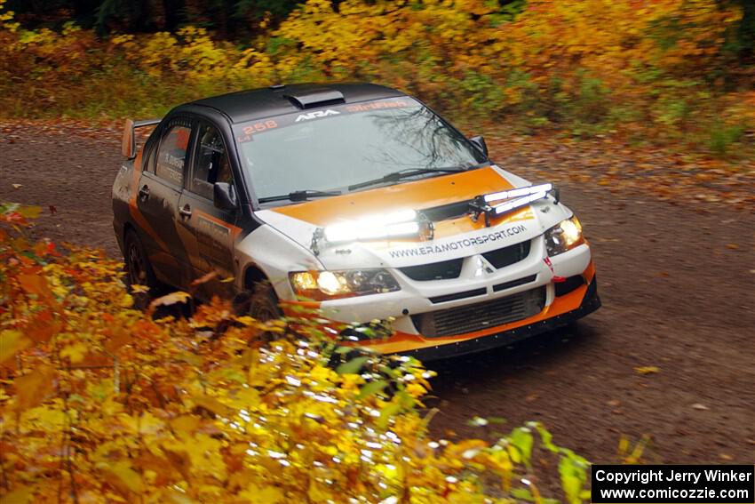 Tim Whitteridge / Ryan Dunham Mitsubishi Lancer Evo VIII on SS3, Bob Lake I.